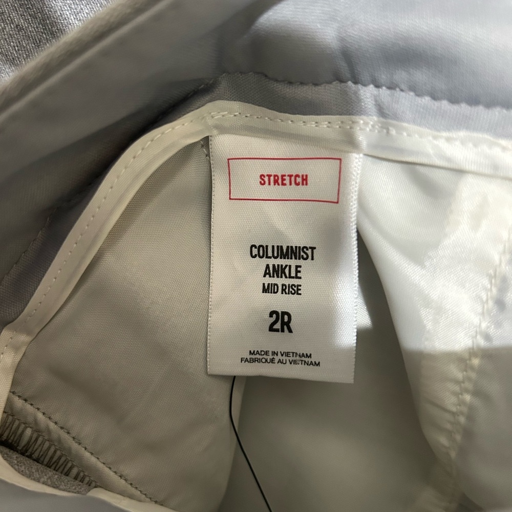 Express Columnist Mid Rise Work Pants - Picture 3 of 3